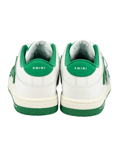 Shop Amiri Skel Top Low In White Green