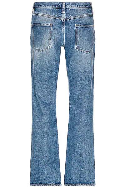 Maison Margiela Vintage Wash Denim Jeans Stitches On Back In Vintage Wash