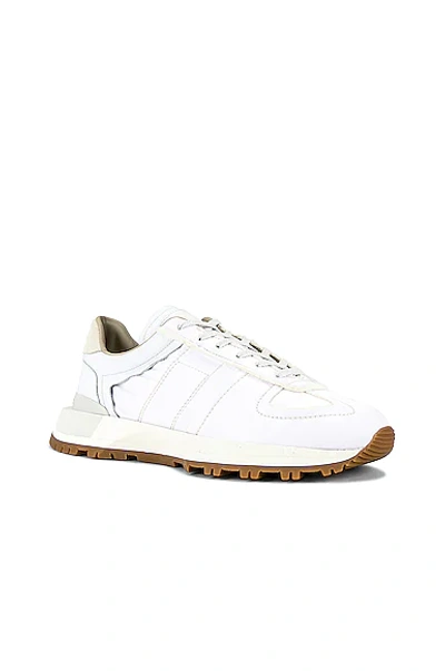 Maison Margiela White Leather Sneakers