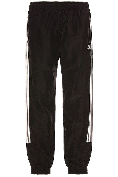 Shop Balenciaga Tracksuit Pants In Black & Grey