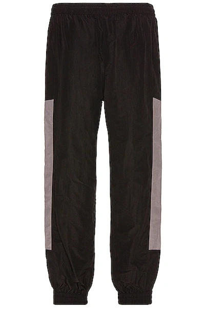 Shop Balenciaga Tracksuit Pants In Black & Grey