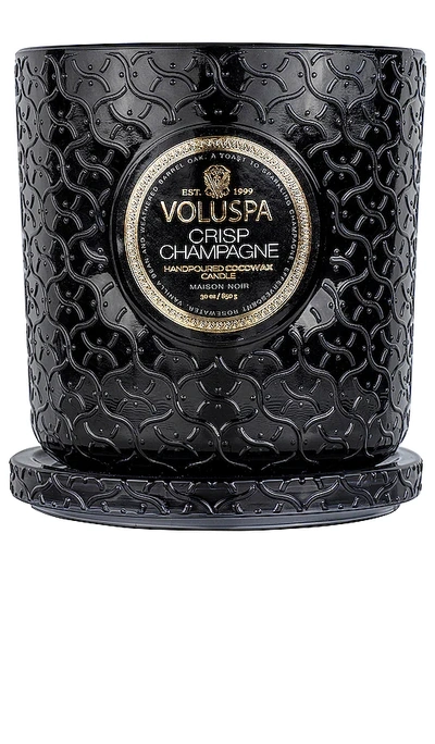 Shop Voluspa Crisp Champagne Luxe Candle In Gourmand