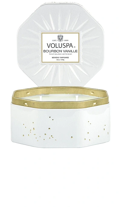Shop Voluspa Bourbon Vanille Octagon Tin Candle In Warm & Spiced