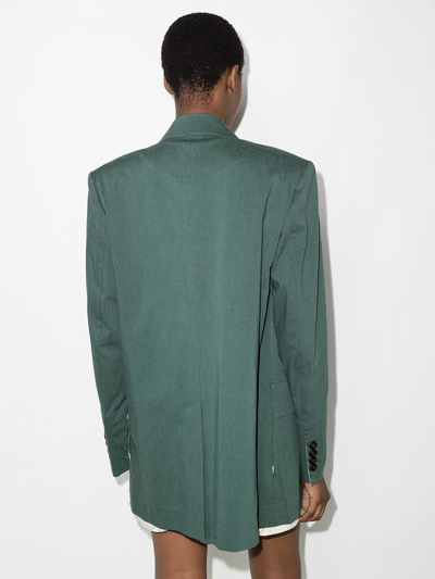 Shop Low Classic Single-breasted Blazer In Green