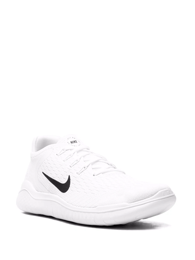 Shop Nike Free Rn 2018 "white/black" Sneakers