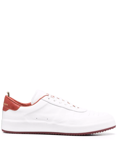 Officine Creative Logo Low-top Sneakers In White