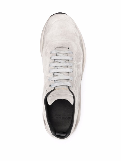 Shop Officine Creative Logo Low-top Sneakers In Grey