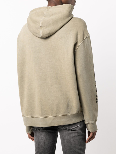 Shop Ksubi Hi Fi Biggie Hoodie In Neutrals