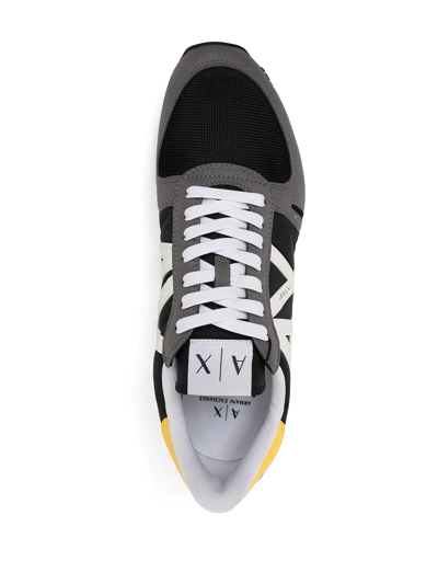 Armani Exchange Appliqué Logo Low-top Sneakers In Gray | ModeSens