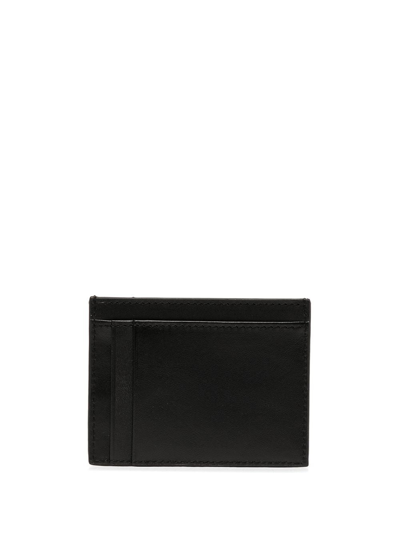 Shop Armani Exchange Logo-print Cardholder In Black