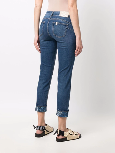 Shop Liu •jo Low-rise Skinny Jeans In Blue