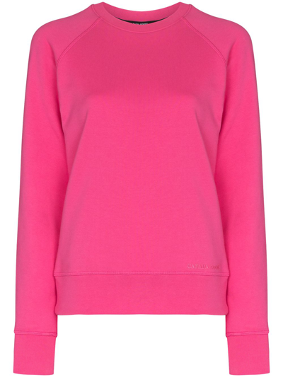 Shop Canada Goose Muskoka Raglan-sleeve Sweatshirt In Pink