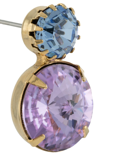 Shop Jennifer Behr Myrla Drop Earrings In Purple
