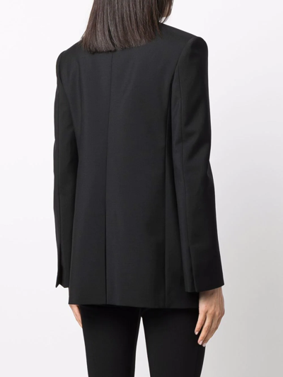 Shop Givenchy Padlock-detail Wool Blazer In Black