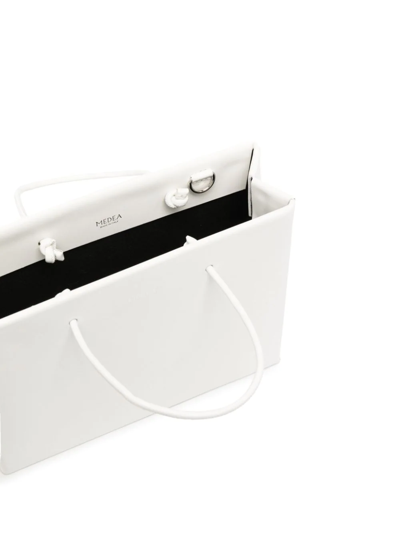 Shop Medea Chain-strap Tote Bag In White