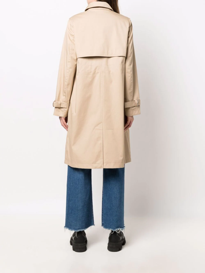 Woolrich Havice Zip-front Parka Coat In Neutrals