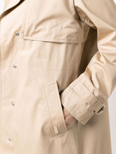 Woolrich Havice Zip-front Parka Coat In Neutrals