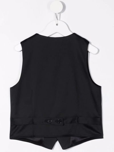 Shop Paolo Pecora Buttoned-up Waistcoat In Blue