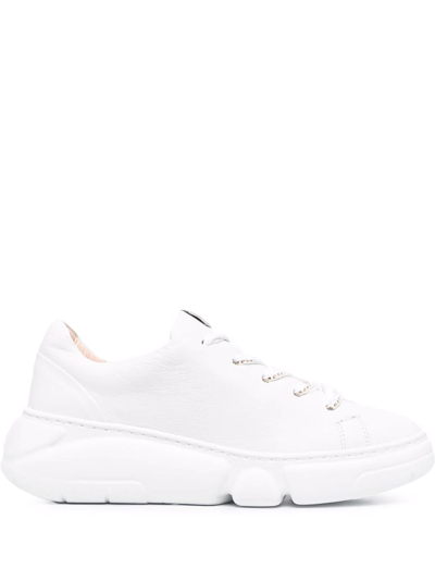 Shop Agl Attilio Giusti Leombruni Sheila Chunky Sneakers In White