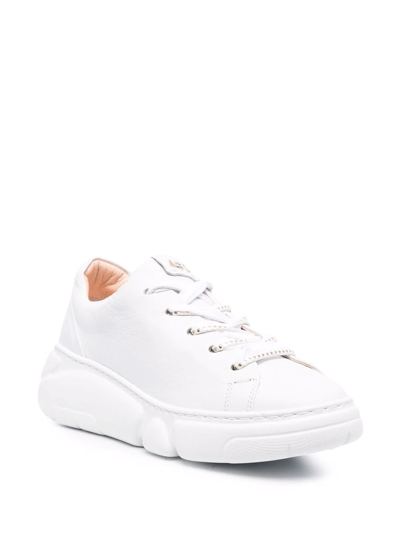 Shop Agl Attilio Giusti Leombruni Sheila Chunky Sneakers In White