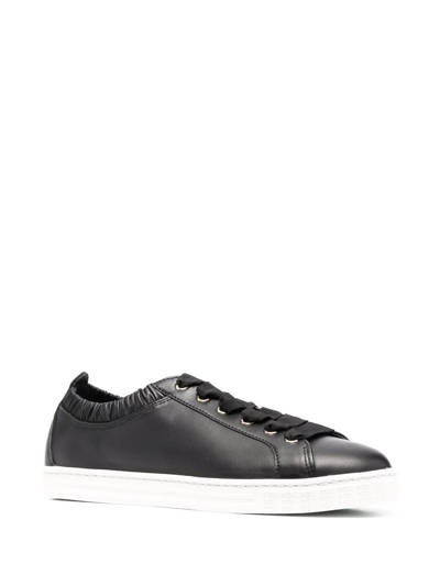Agl Attilio Giusti Leombruni Elasticated-opening Sneakers In Black