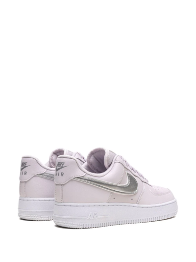 Shop Nike Air Force 1 '07 Ess "venice/metallic Silver" Sneakers In Pink