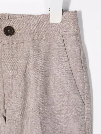 Shop Paolo Pecora Straight-leg Bermuda Shorts In Grey
