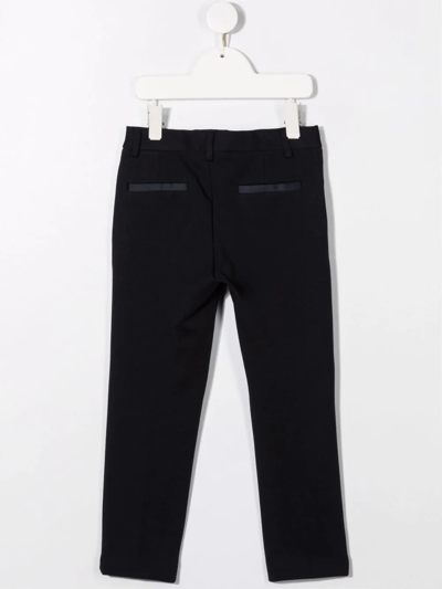 Shop Paolo Pecora Slim-cut Chinos In Blue