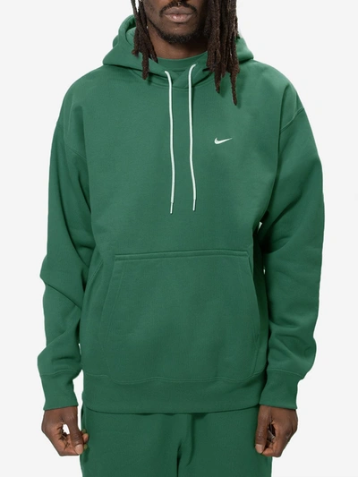 Shop Nike Lab Nrg Oversized Fleece Hoodie In Green