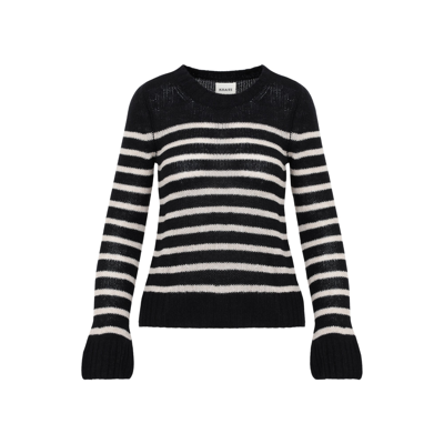 Shop Khaite Tilda Striped Slim Fit Jumper In Multi