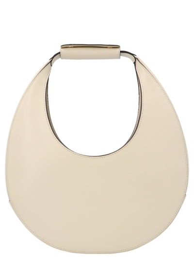 Shop Staud Moon Tote Bag In White
