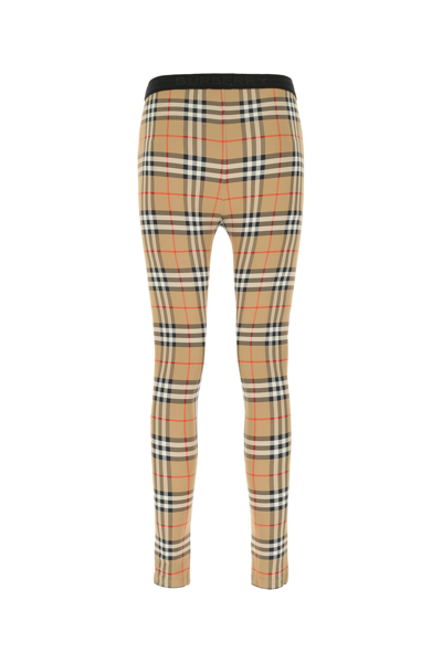 Shop Burberry Leggings-m Nd  Female