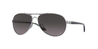 Shop Oakley Eyeware & Frames & Optical & Sunglasses Oo4079 407940 59 In Chrome / Grey