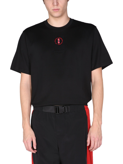 Shop Dolce & Gabbana T-shirt With Logo Print In Black