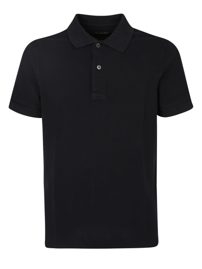 Shop Tom Ford Cotton Polo Shirt In Blue
