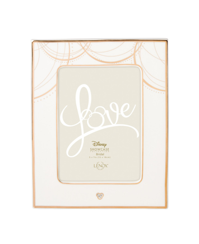 Shop Lenox Disney Bridal Frame, 5" X 7" In Ivory