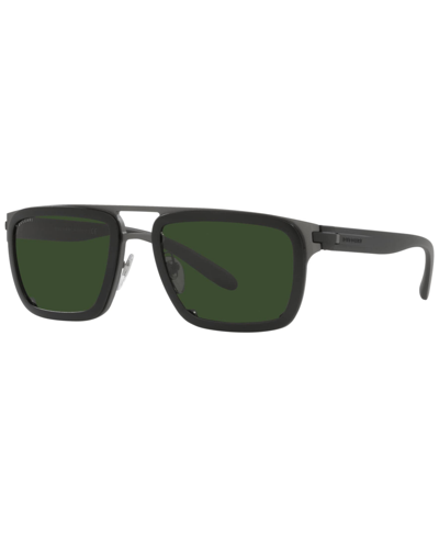 Shop Bvlgari Men's Sunglasses, Bv5057 60 In Gunmet Alluminium/black