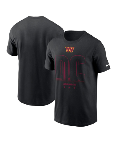 Shop Nike Men's  Black Washington Commanders Local T-shirt
