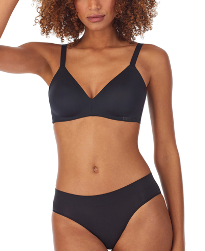 Dkny Active Comfort Wire-free T-shirt Bra In Black