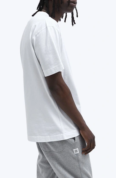 Shop Reigning Champ Logo Relax T-shirt In White