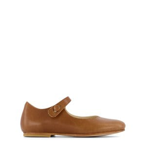Bonpoint Ella ballerina shoes - Brown