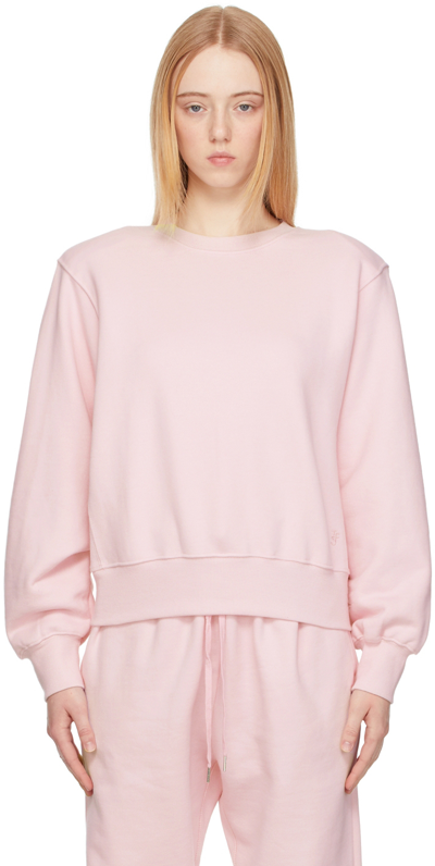 Shop The Frankie Shop Pink Vanessa Sweatshirt In Bubble Pink