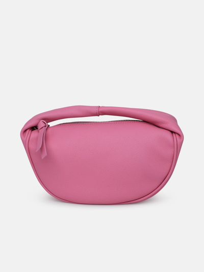 Shop By Far Pink Leather Baby Cush Bag