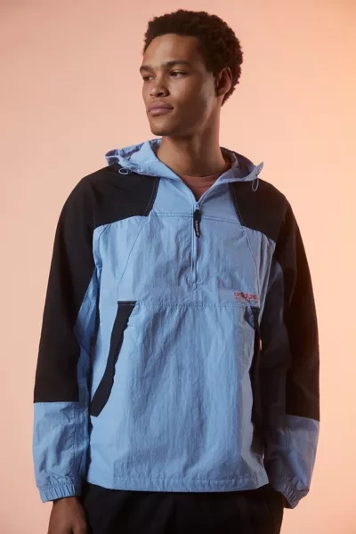 Adidas Originals Pullover Windbreaker Jacket In Sky | ModeSens