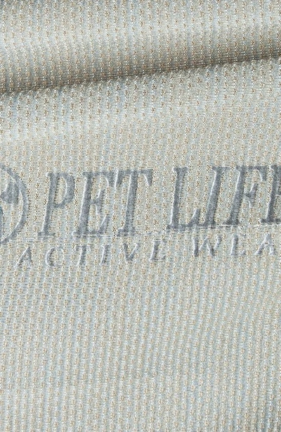 Shop Pet Life Active 'aero-pawlse' Heathered Tank Top In Tan/ Brown