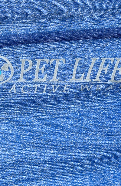 Shop Pet Life Active 'aero-pawlse' Heathered Tank Top In Seafoam Blue
