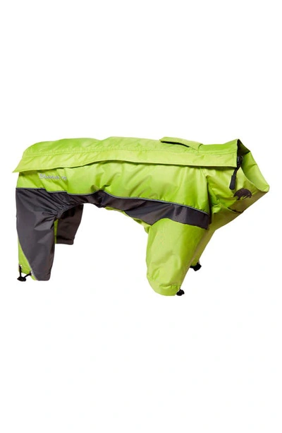 Pet Life Touchdog Quantum-ice Full-bodied Adjustable And 3m Reflective Dog Jacket In Light Yellow And Grey