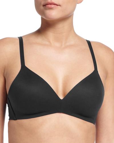 Shop Wacoal How Perfect Soft Cup Wireless Bra In Black