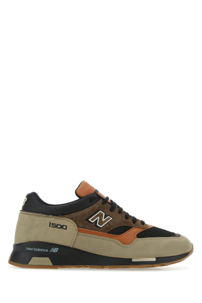 Shop New Balance Multicolor Leather And Fabric 1500 Sneakers  Multicoloured  Uomo 8