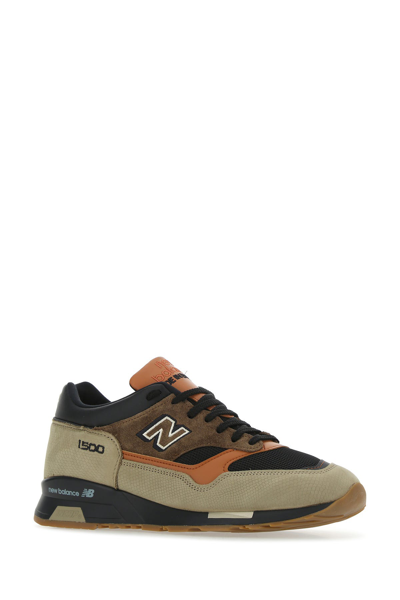 Shop New Balance Multicolor Leather And Fabric 1500 Sneakers  Multicoloured  Uomo 8
